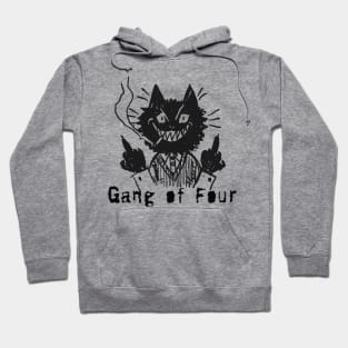 gang of four and the bad cat Hoodie